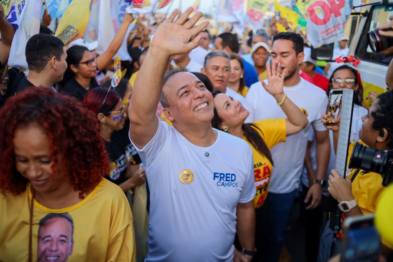 Fred Campos promove passeata histórica em Paço do Lumiar, com mais de 15 mil pessoas