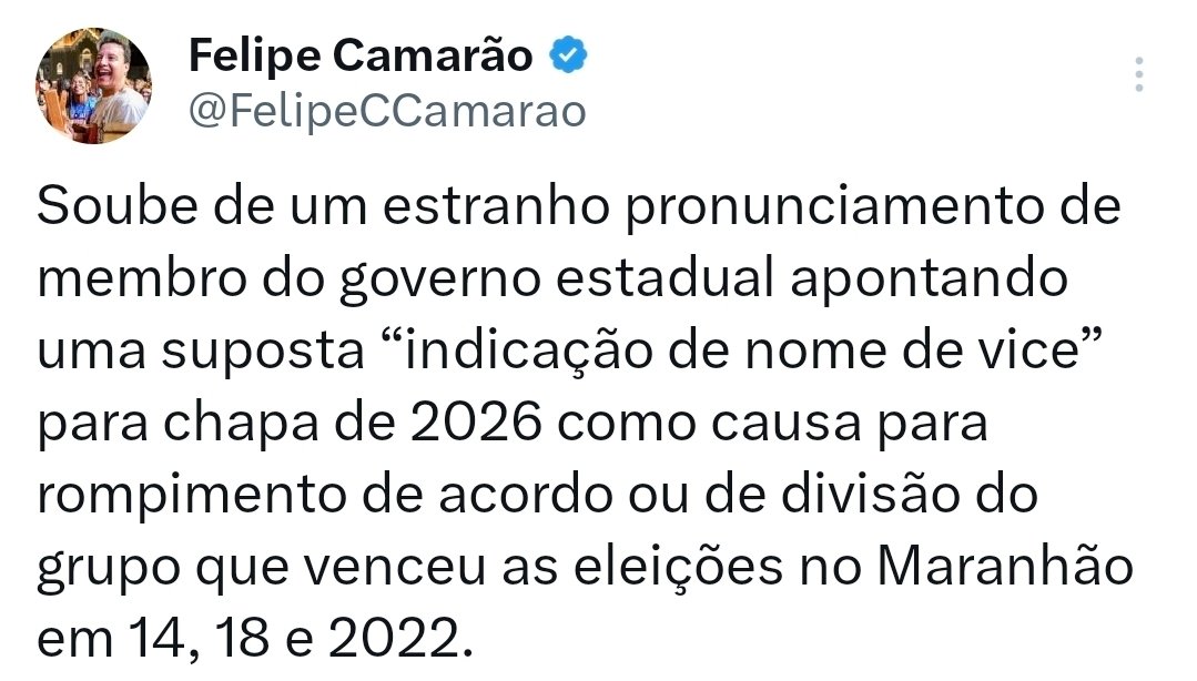 Felipe Camarão reage a fala de Rubão: ‘estranho pronunciamento’