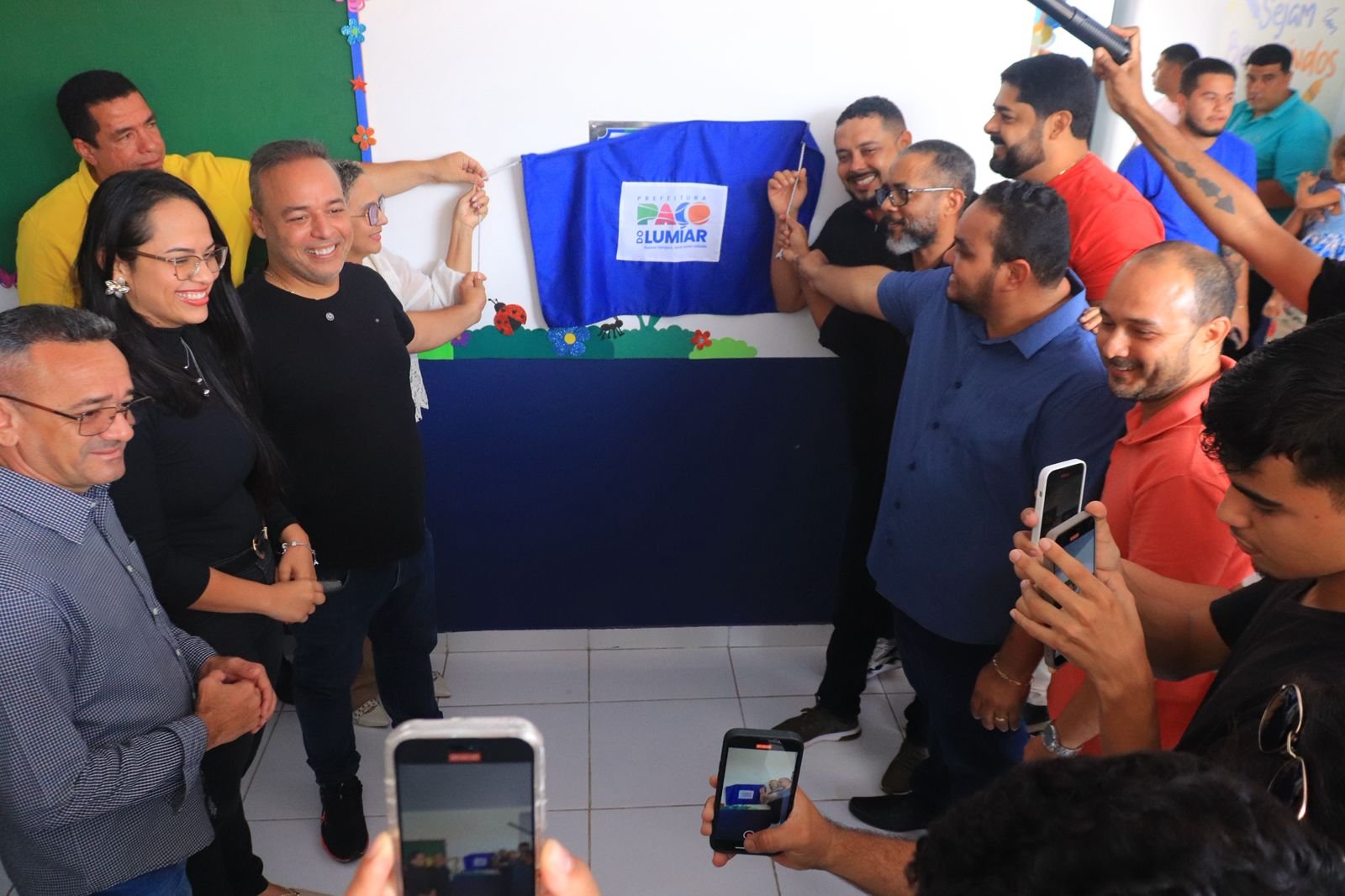 Fred Campos entrega mais uma escola climatizada em Paço do Lumiar: já são mais de 20 em menos de 6 meses de gestão
