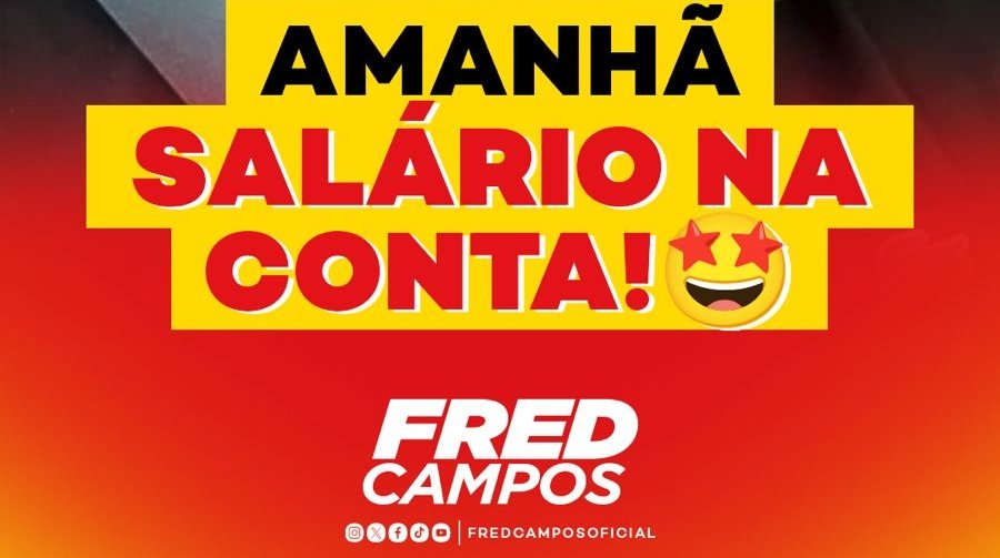 Prefeito Fred Campos anuncia pagamento antecipado dos servidores e agenda de entregas nesta sexta-feira (25).