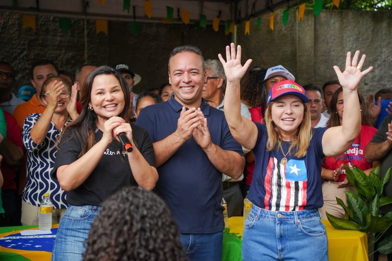 Grande mobilização popular marca agenda de Iracema Vale e Maedja Campos em três cidades do Maranhão.