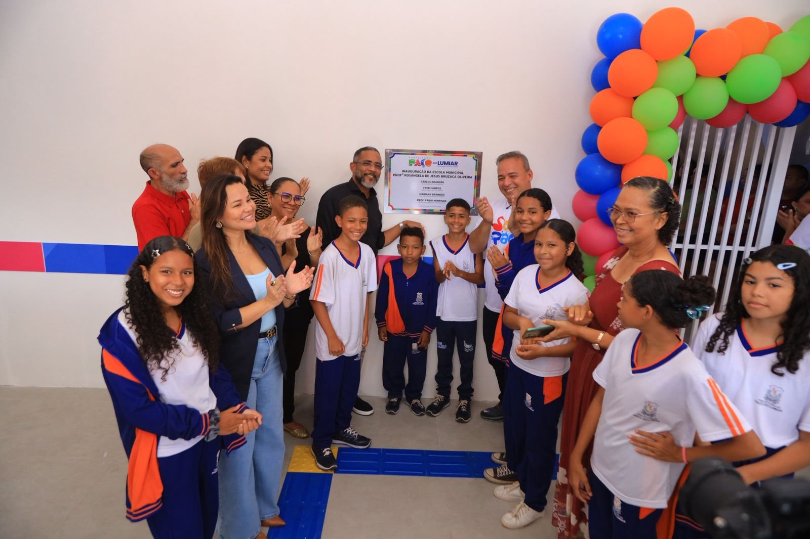 Prefeito Fred Campos inaugura mais uma escola moderna em Paço do Lumiar e reforça investimentos na educação.