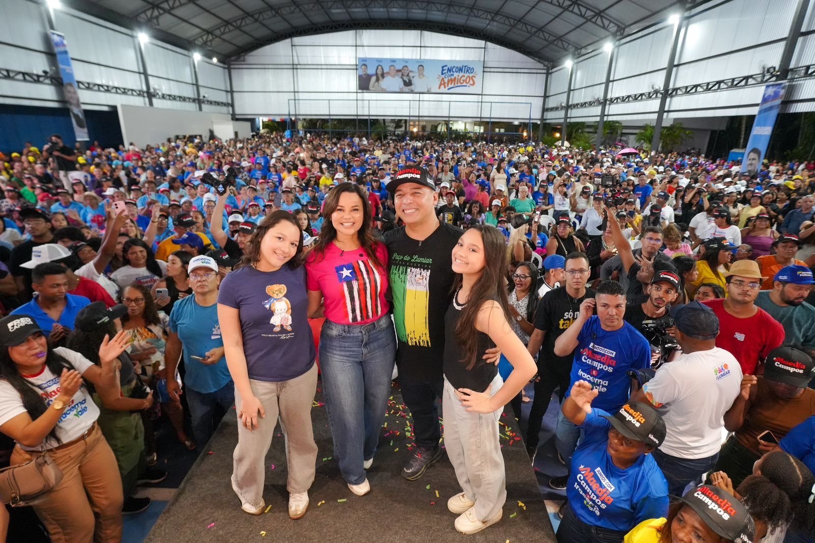 Prefeito Fred Campos reúne milhares de pessoas e apresenta pré-candidatos durante Encontro com Amigos em Paço do Lumiar