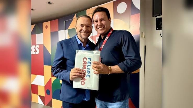 Felipe Camarão reúne-se com presidente nacional do PT e consolida lançamento da candidatura