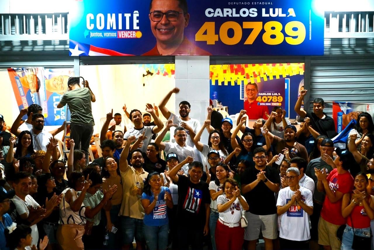 Carlos Lula lança campanha pela reeleição com inauguração de comitê e adesivaço em São Luís