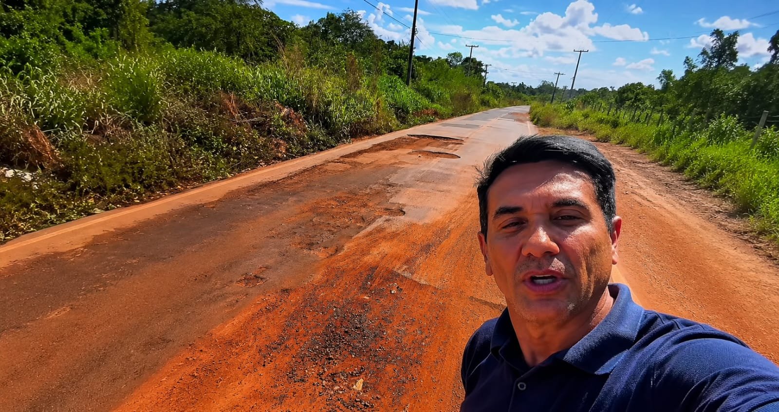Deputado Wellington denuncia péssimas condições da MA-026, entre Codó e Timbiras
