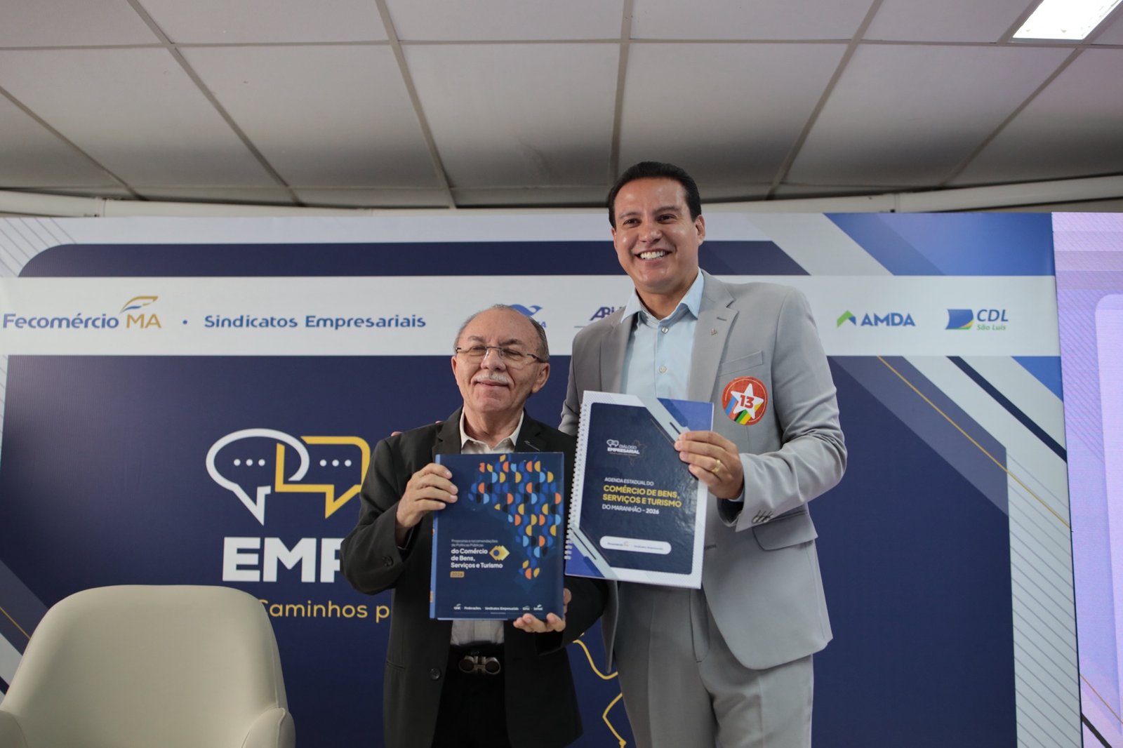 Felipe Camarão apresenta propostas para fortalecer empresas locais e gerar empregos em evento na Fecomércio-MA
