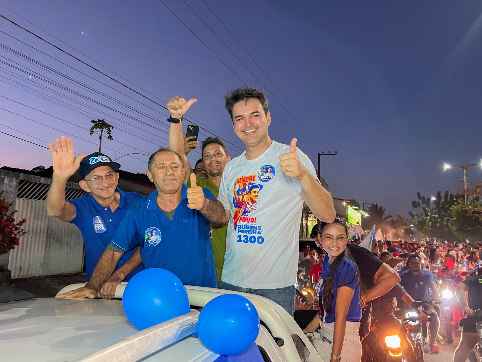 Rubens Jr. participa de mobilização política e reúne apoiadores em Bequimão