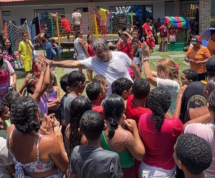 Guilherme Mulato e Cássia Maior promovem manhã especial para crianças ribamarenses