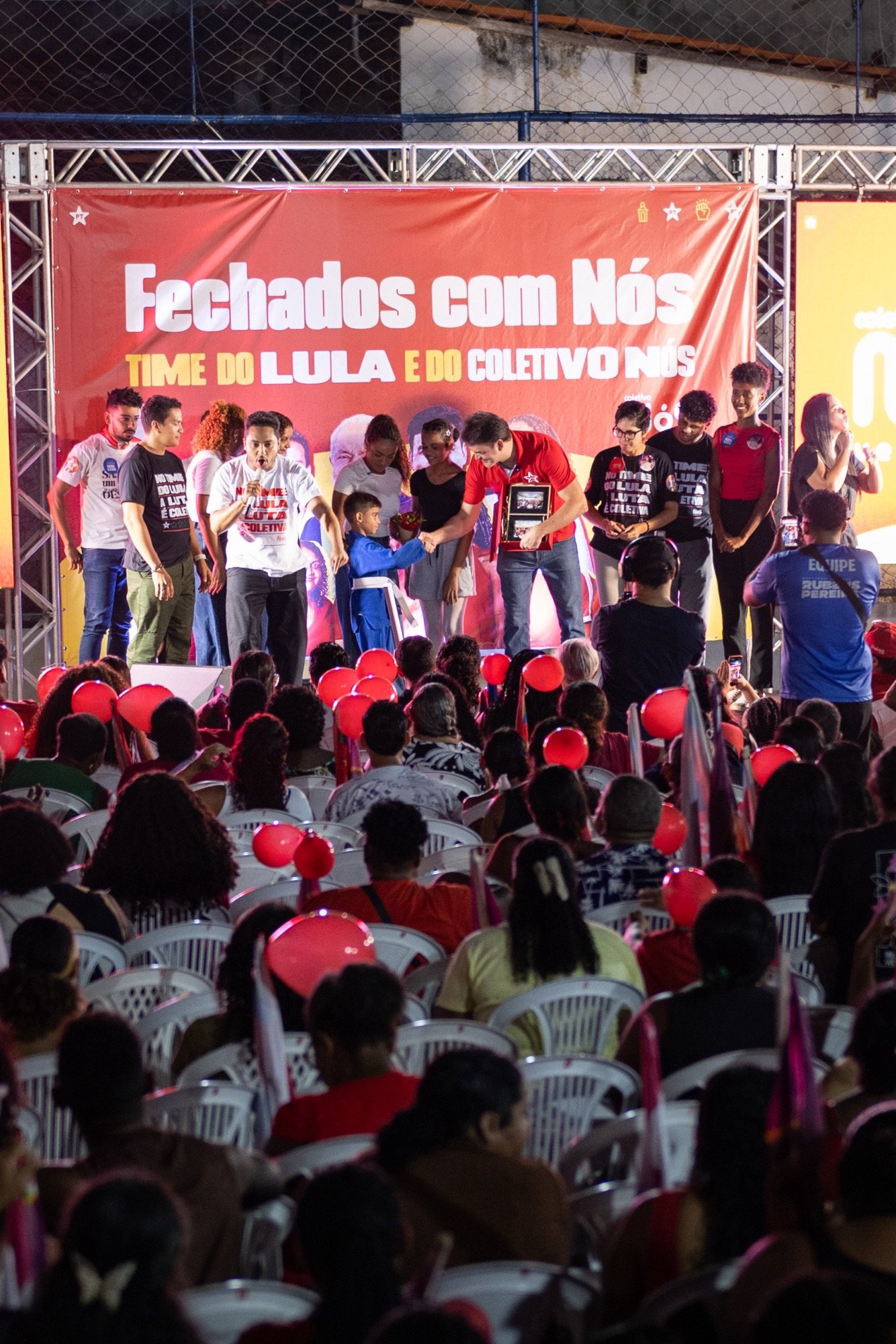 Rubens Jr. reúne amigos do Coletivo Nós em grande ato no Sacavém e reforça apoio à reeleição de Lula
